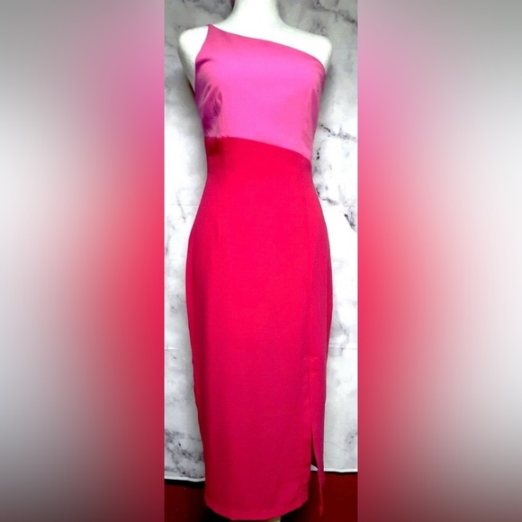 Petal & Pup Xiomar One-Shoulder Midi Dress | NWT | Sz 6 - Picture 2 of 6